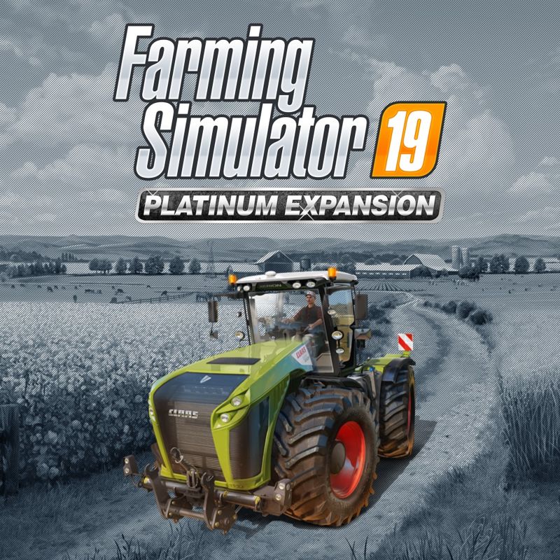 Front Cover for Farming Simulator 19: Platinum Expansion (PlayStation 4) (download release)