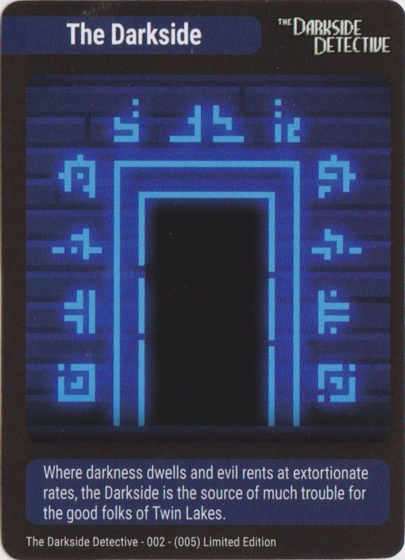 Extras for The Darkside Detective (Nintendo Switch) (Super Rare Games #21): Art Card - 002 (005) The Darkside