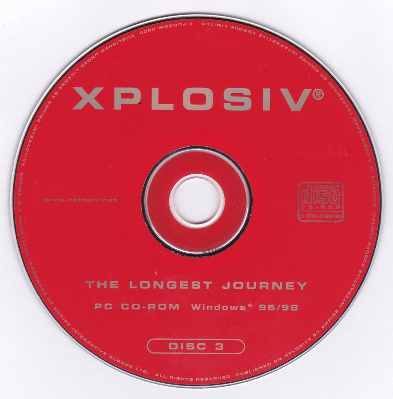 Media for The Longest Journey (Windows) (Xplosiv release): Disc 3