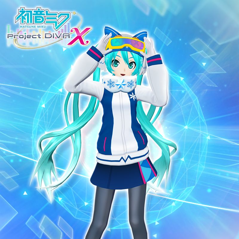 Front Cover for Hatsune Miku: Project DIVA X - Snow Miku 2016 (PS Vita and PlayStation 4) (download release)