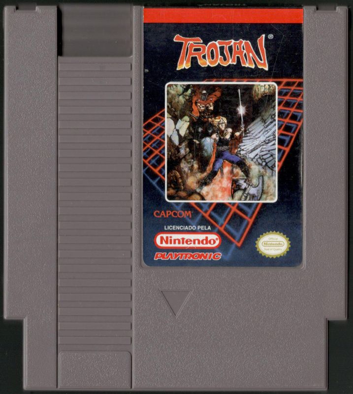 Media for Trojan (NES) (Playtronic release): Front