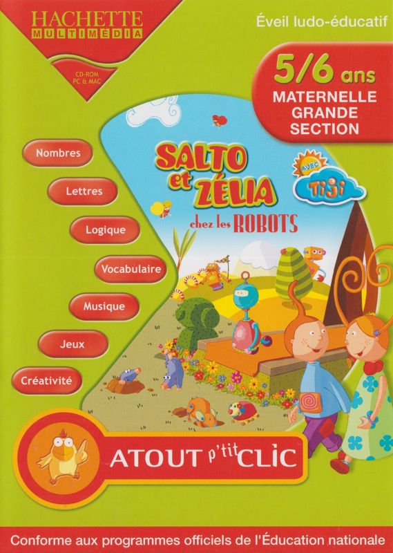 Front Cover for Atout p'tit Clic: Salto et Zélia chez les Robots (Macintosh and Windows)