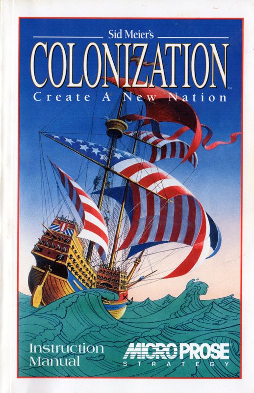 Manual for Sid Meier's Colonization (DOS)