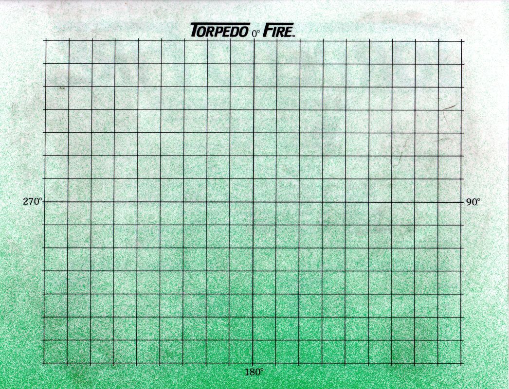 Map for Torpedo Fire (Apple II): Ship Plotting Map