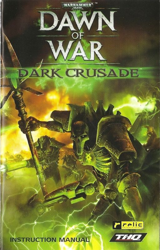 Manual for Warhammer 40,000: Dawn of War - Dark Crusade (Windows): Front