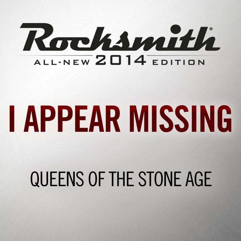 Front Cover for Rocksmith: All-new 2014 Edition - Queens Of The Stone Age: I Appear Missing (PlayStation 3 and PlayStation 4) (download release)