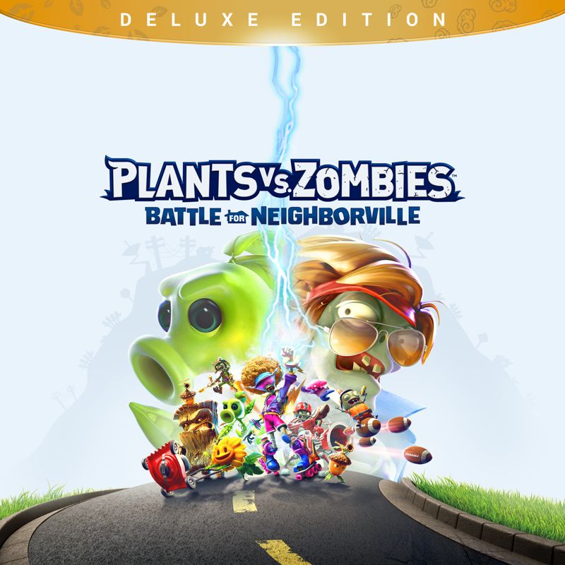 Front Cover for Plants vs. Zombies: Battle for Neighborville (Deluxe Edition) (PlayStation 4) (download release)