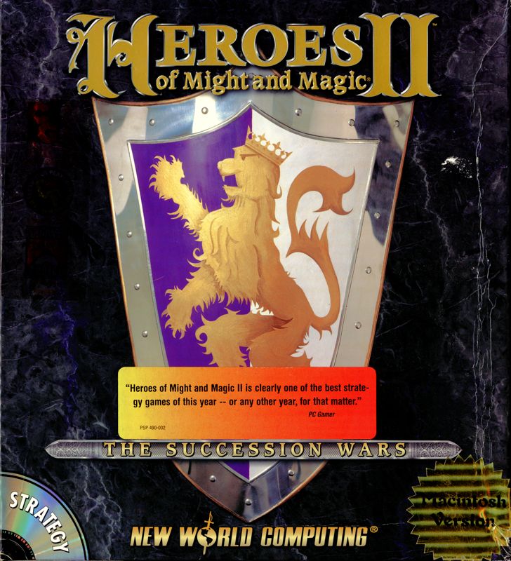 Front Cover for Heroes of Might and Magic II: The Succession Wars (Macintosh)