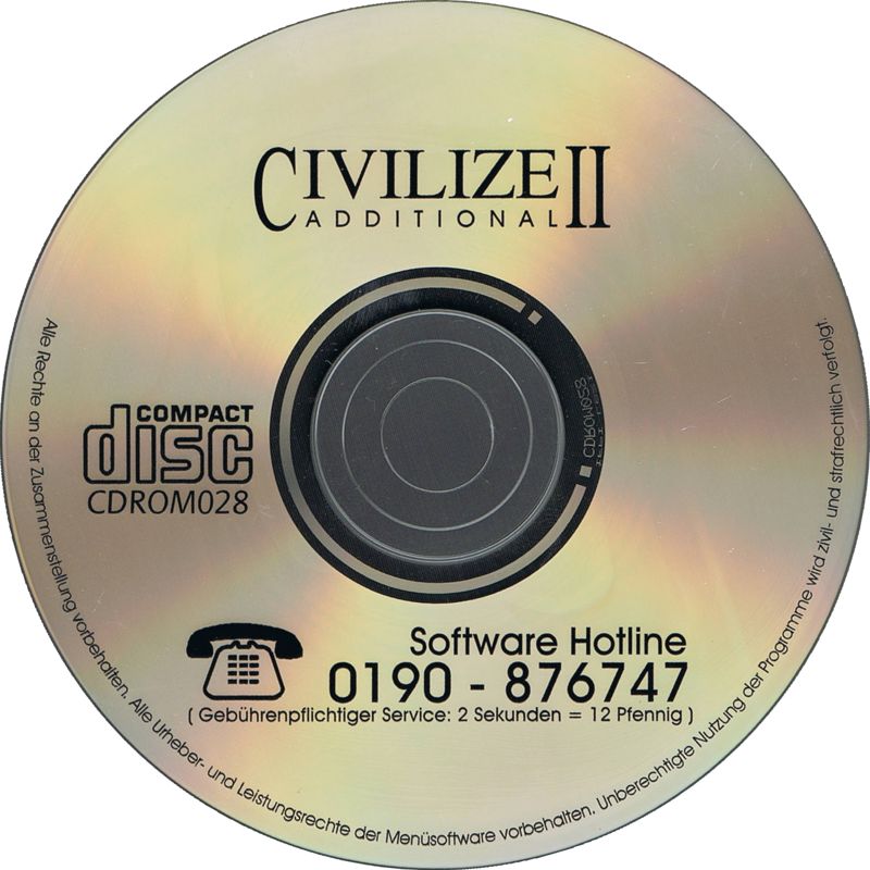 Media for Civilize II: Additional (Windows and Windows 3.x)