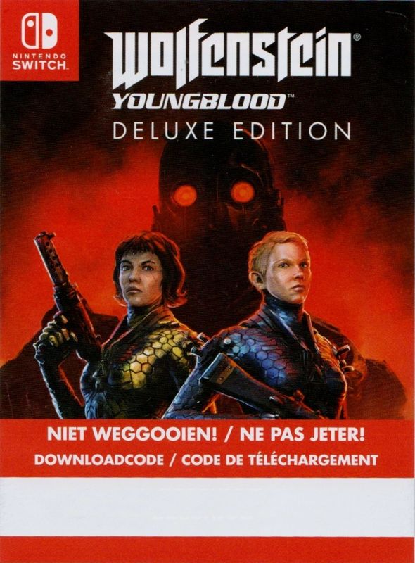 Other for Wolfenstein: Youngblood (Deluxe Edition) (Nintendo Switch) (Download code in box): Game DLC Voucher - Front