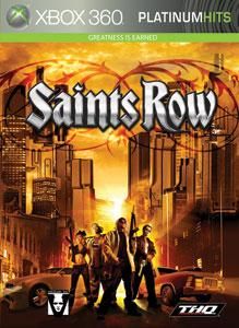 Front Cover for Saints Row (Xbox 360) (Games on Demand Platinum release)