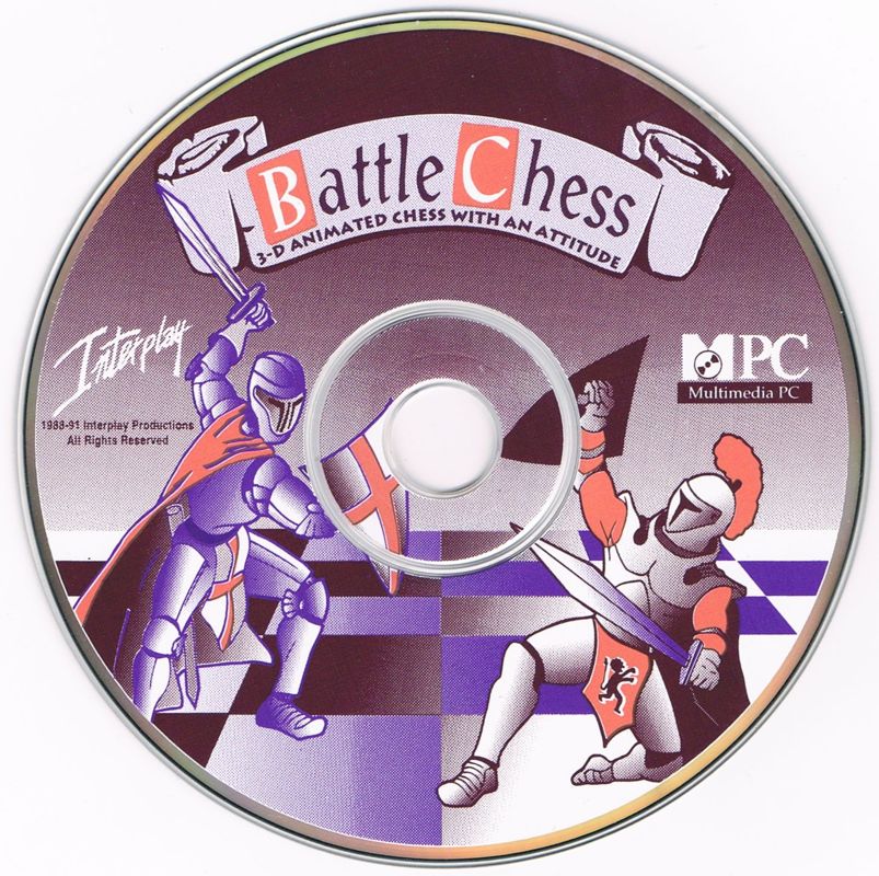 Media for Battle Chess: Enhanced CD-ROM (DOS and Windows 3.x) (OEM Multimedia PC upgrade - bundled software)