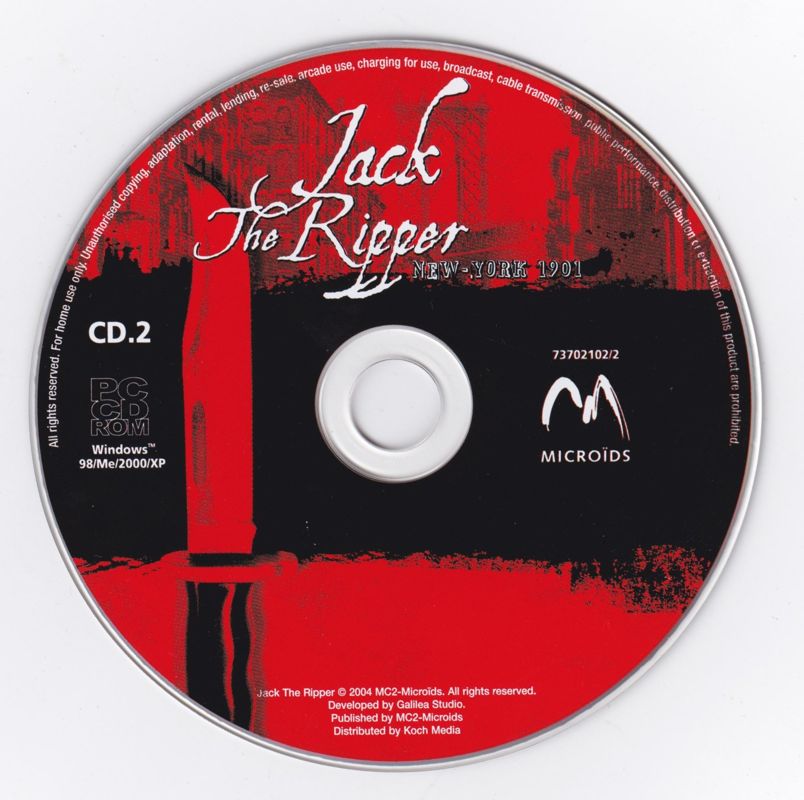 Media for Jack the Ripper (Windows): Disc 2