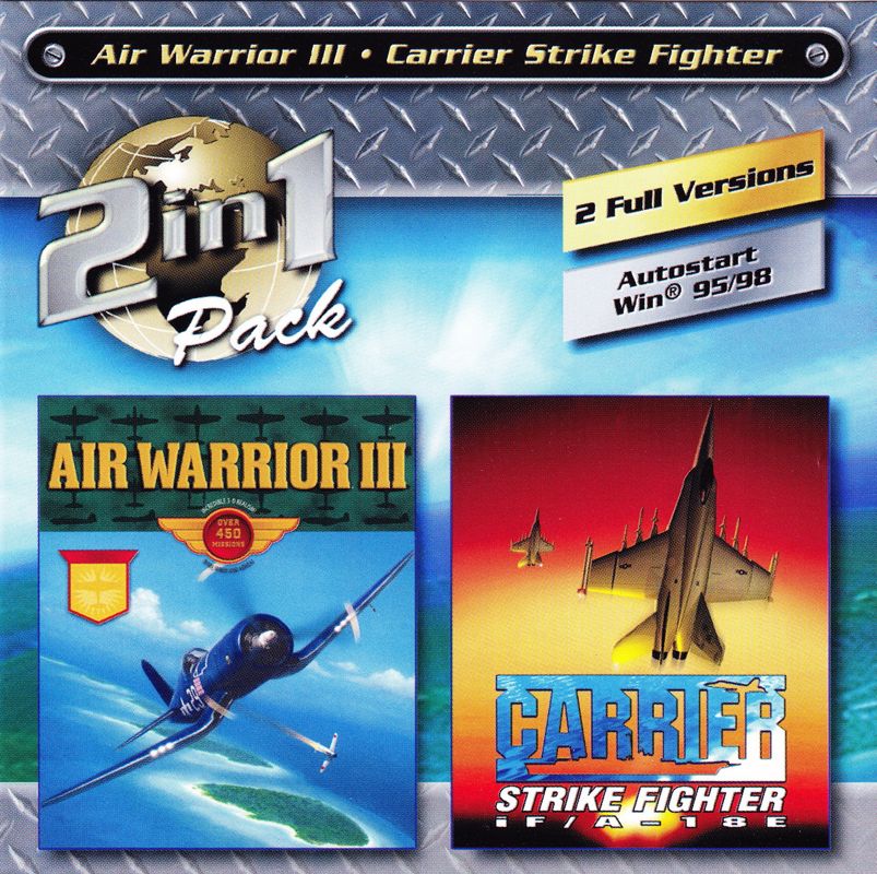 Other for 2 in 1 Pack: Air Warrior III / Carrier Strike Fighter iF/A-18E (Windows): Jewel Case - Front