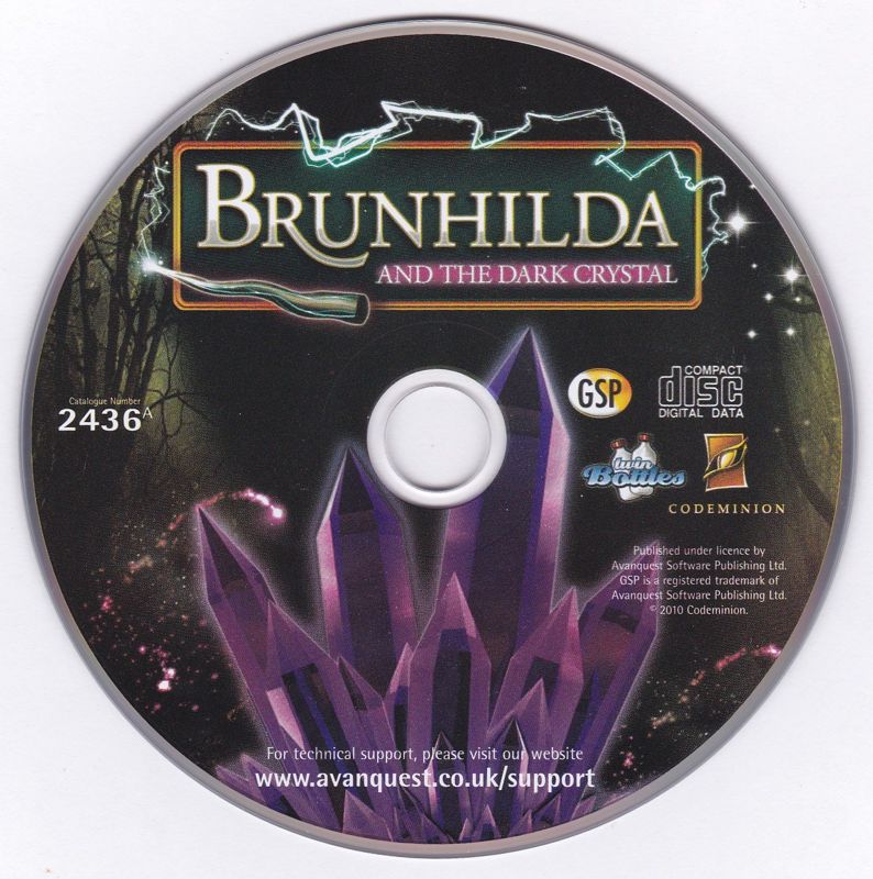 Media for Brunhilda and the Dark Crystal (Macintosh and Windows) (GSP release)