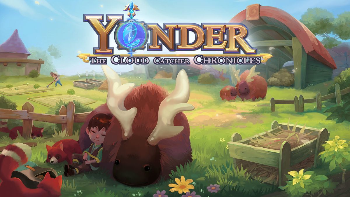 Front Cover for Yonder: The Cloud Catcher Chronicles (Nintendo Switch) (download release): 2nd version