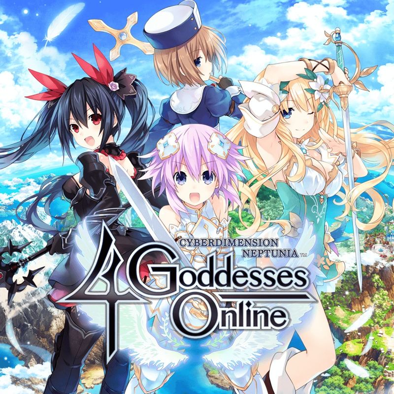 Front Cover for Cyberdimension Neptunia: 4 Goddesses Online (PlayStation 4) (download release)