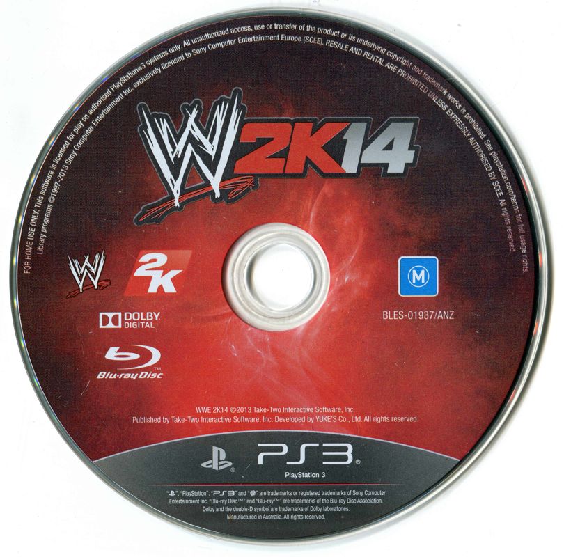Media for WWE 2K14 (PlayStation 3)