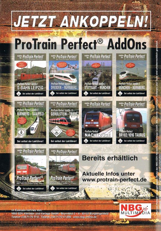 Inside Cover for ProTrain Perfect AddOn 9: Leipzig - Saalfeld (Windows): Left Inlay
