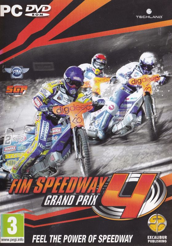 Front Cover for FIM Speedway Grand Prix 4 (Windows)