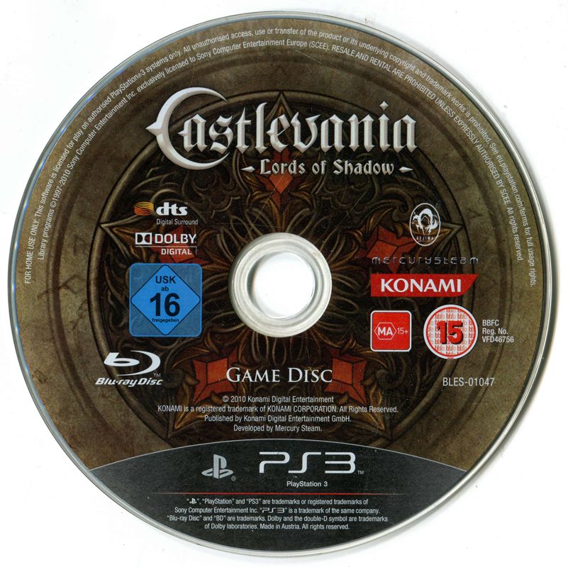 Castlevania Lords of shadow - mídia fisica PS3