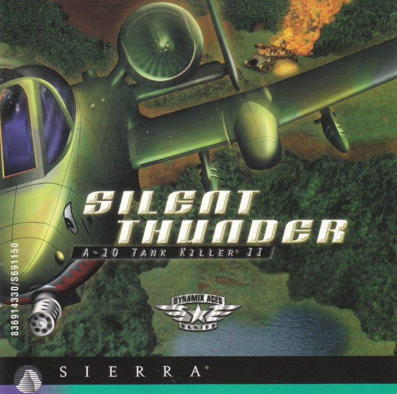 Manual for Silent Thunder: A-10 Tank Killer II (Windows and Windows 3.x): Installation Guide - Front & Jewel Case Inlay - Front