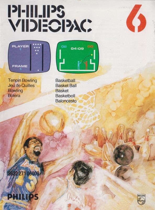 Front Cover for Bowling! / Basketball! (Odyssey 2) (N.V. Philips' Gloeilampenfabrieken (#6))