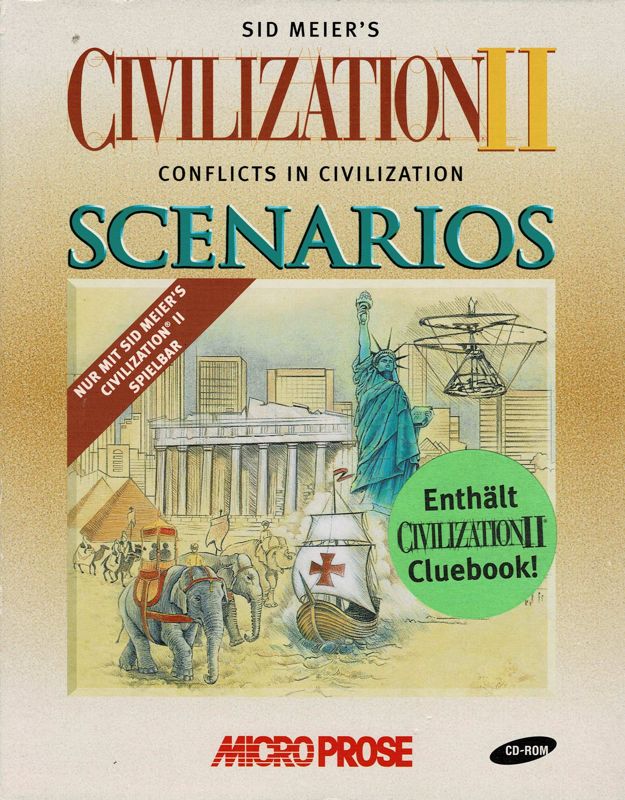 Front Cover for Sid Meier's Civilization II Scenarios: Conflicts in Civilization (Windows 3.x)