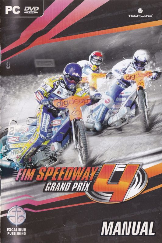 Manual for FIM Speedway Grand Prix 4 (Windows): Front