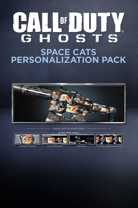Front Cover for Call of Duty: Ghosts - Space Cats Personalization Pack (Xbox One) (download release)