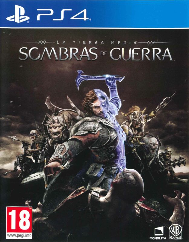 Front Cover for Middle-earth: Shadow of War (PlayStation 4)