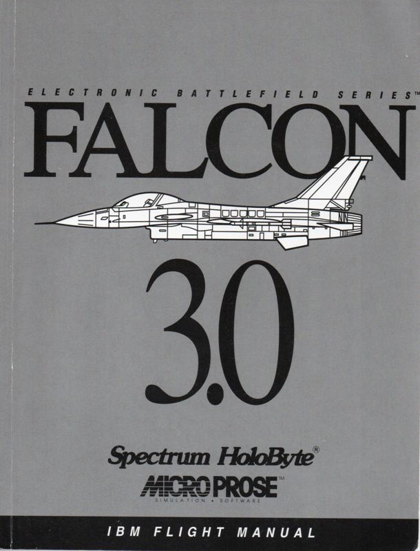 Manual for Falcon Gold (DOS): Falcon 3.0 IBM Flight Manual Front