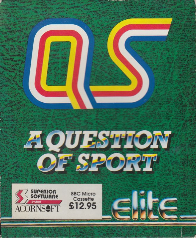 Front Cover for A Question of Sport (BBC Micro)