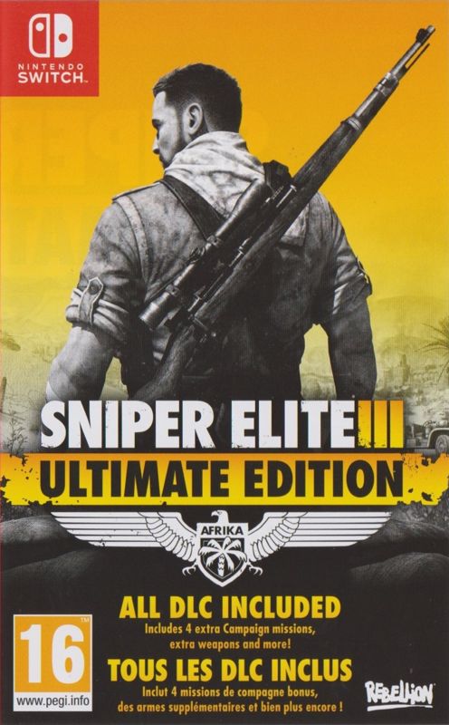 Sniper Elite Iii Afrika Ultimate Edition Cover Or Packaging Material