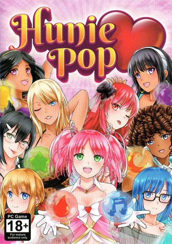 Front Cover for HuniePop (Linux and Macintosh and Windows)