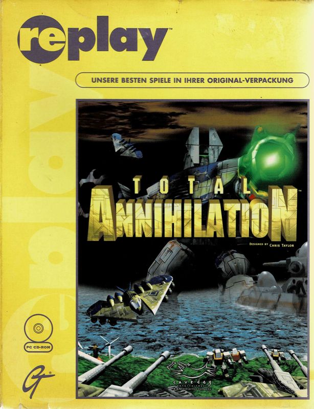 Front Cover for Total Annihilation (Windows) (Replay release)