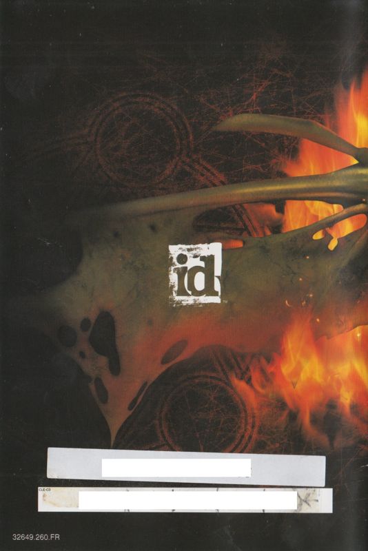 Manual for Doom³: Resurrection of Evil (Windows): Back (18-page)
