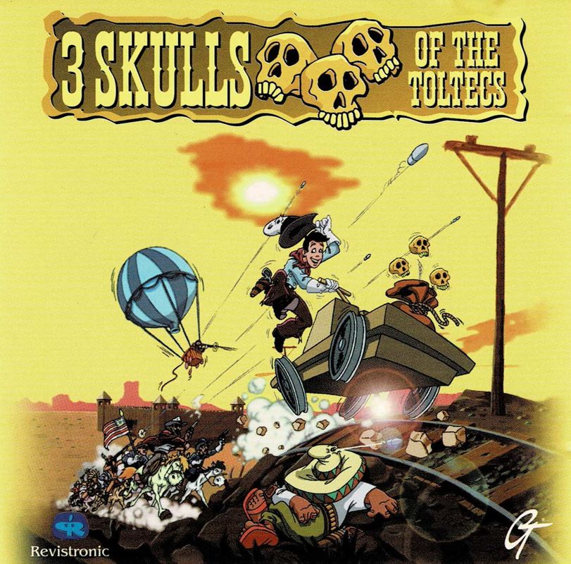 Other for 3 Skulls of the Toltecs (DOS) (Replay release): Jewel Case - Front