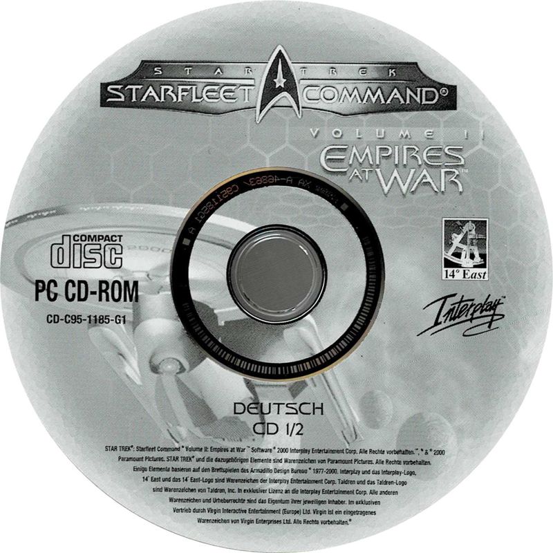 Media for Star Trek: Commander's Edition (Windows): Star Trek: Starfleet Command II - Disc 1