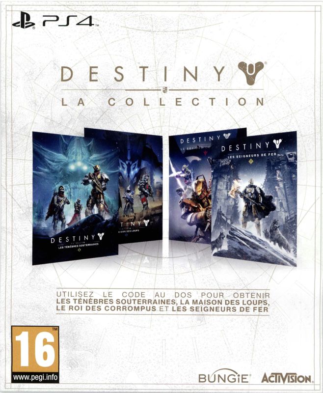 Other for Destiny: The Collection (PlayStation 4): DLC voucher front
