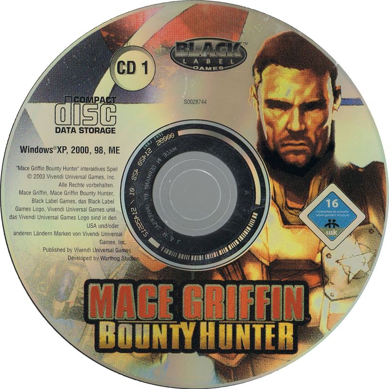 Media for Mace Griffin: Bounty Hunter (Windows): Disc 1