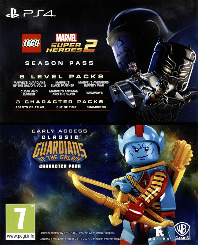 Other for LEGO Marvel Super Heroes 2 (Deluxe Edition) (PlayStation 4): DLC Code - Front