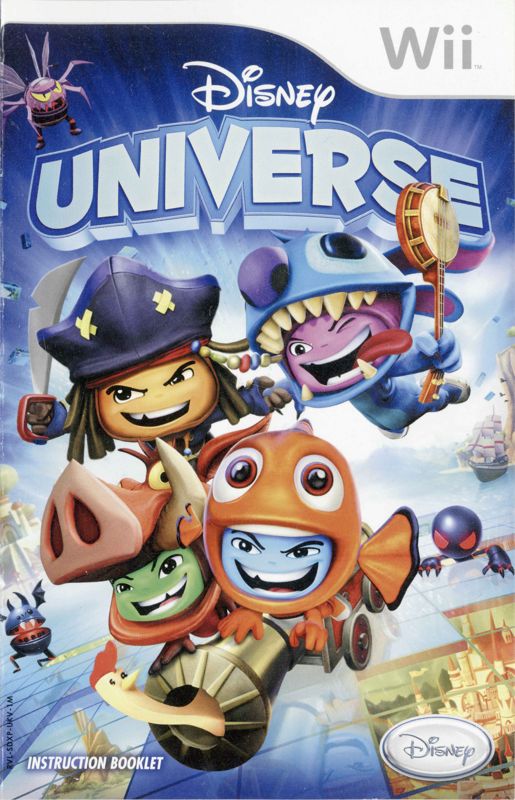 Manual for Disney Universe (Wii): Front