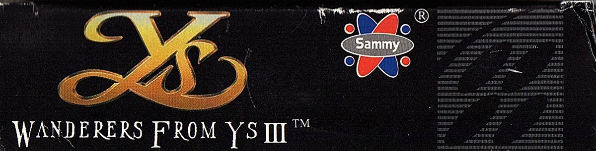 Spine/Sides for Ys III: Wanderers from Ys (SNES): Left
