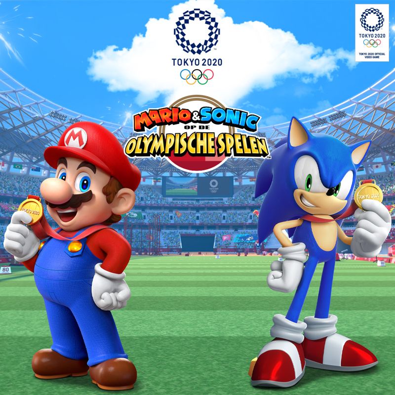 Front Cover for Mario & Sonic at the Olympic Games: Tokyo 2020 (Nintendo Switch) (download release)