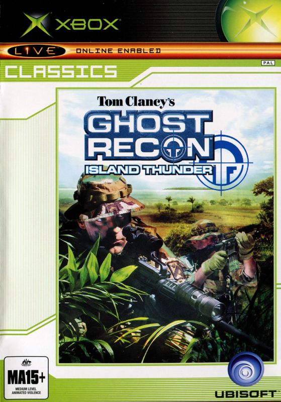 Front Cover for Tom Clancy's Ghost Recon: Island Thunder (Xbox) (Classics release)