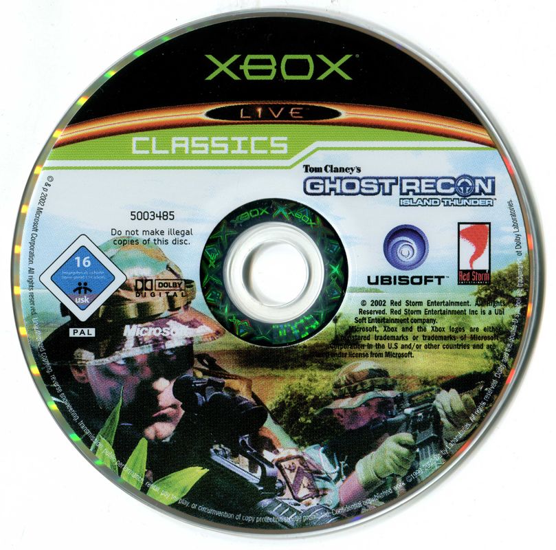 Media for Tom Clancy's Ghost Recon: Island Thunder (Xbox) (Classics release)