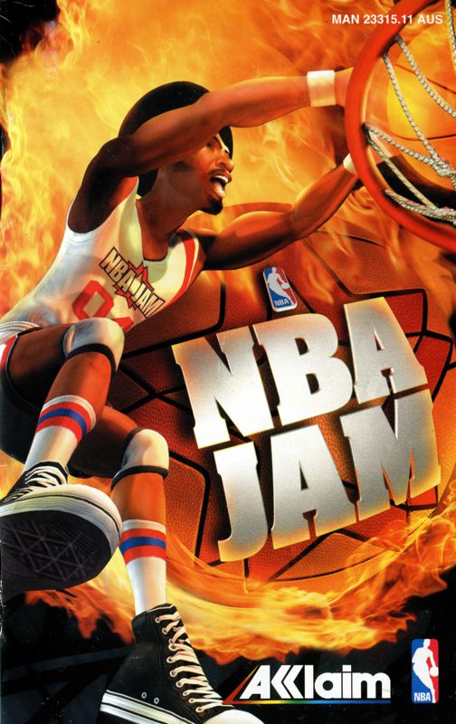 Manual for NBA Jam (PlayStation 2): Front