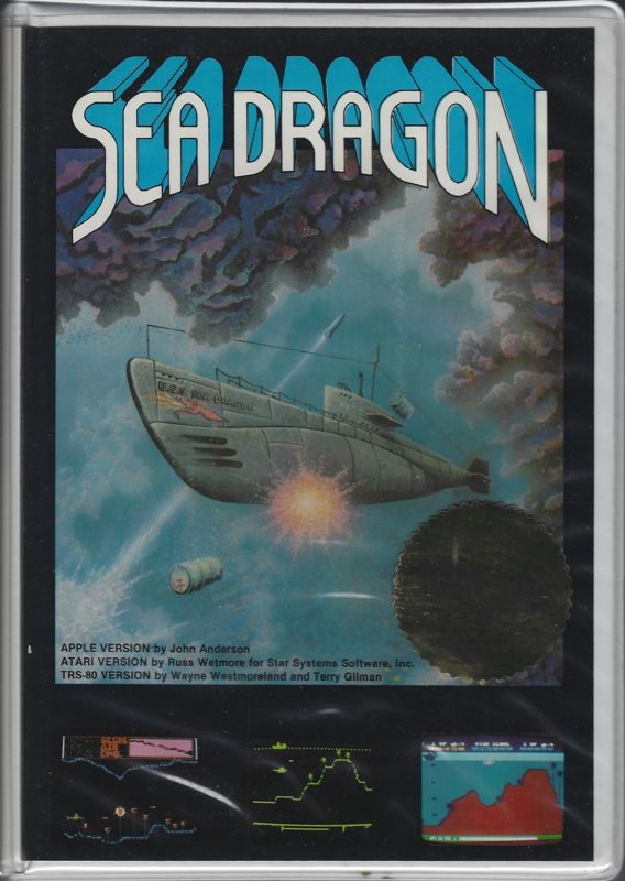 Other for Sea Dragon (DOS): Front cover in plastic case with system sticker