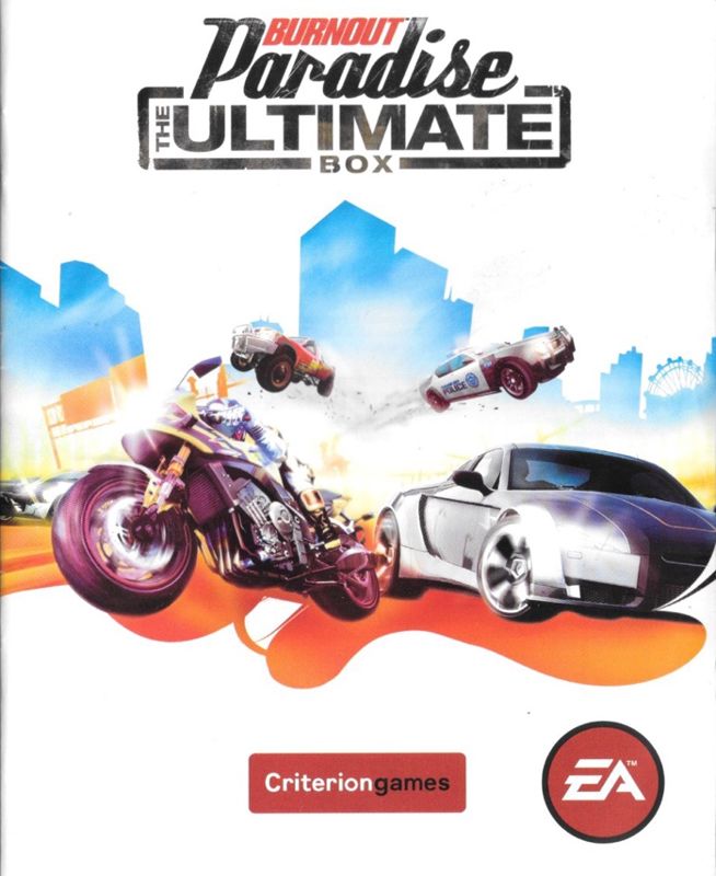 Manual for Burnout: Paradise - The Ultimate Box (PlayStation 3): Front